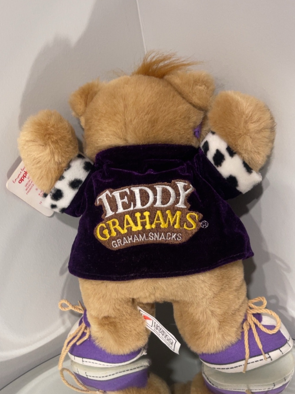 NWT - 90s Nabisco Applause Teddy Grahams "Rock Star" Bear - Picture 3 of 7